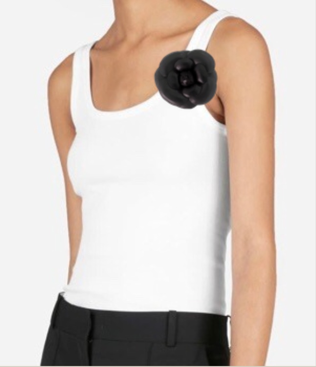Tanks with flower brooch - Image 3